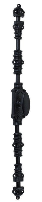 Signature Ironmongery Stepney Door Iron Cremone Bolt 9 feet Black Powder Coated Upto 9 feet Doors