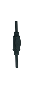 Signature Ironmongery Stepney Door Iron Cremone Bolt 9 feet Textured Matt Black Finish Upto 9 feet Doors