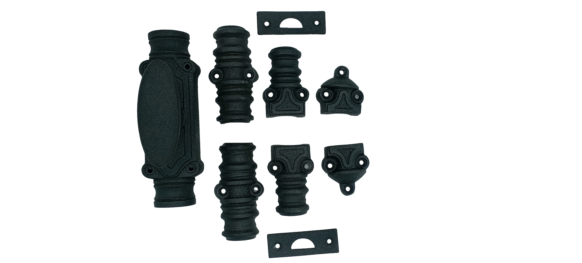 Signature Ironmongery Stepney Door Iron Cremone Bolt 9 feet Textured Matt Black Finish Upto 9 feet Doors