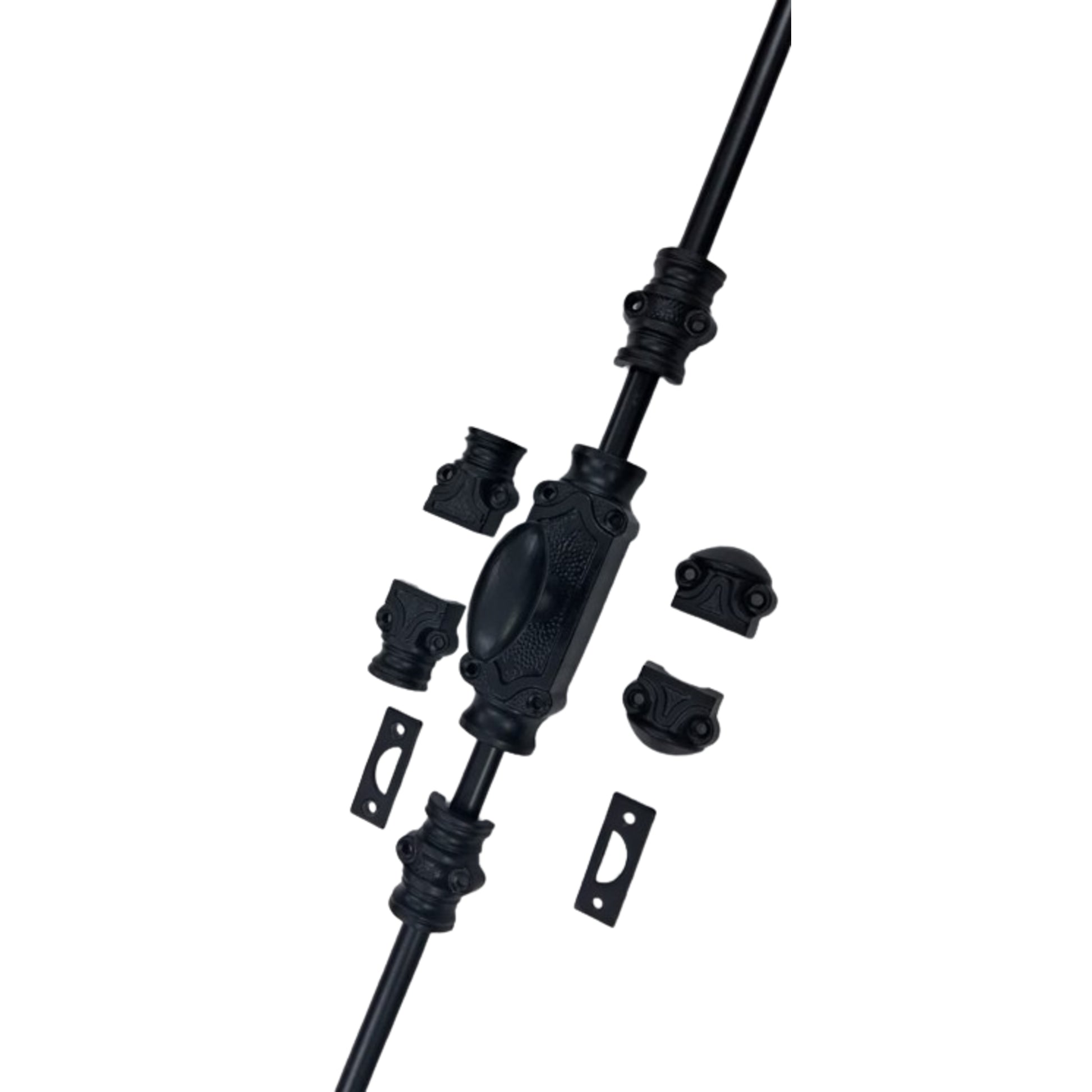 Signature Ironmongery Stepney Window Iron Cremone Bolt Hardware 6 feet Antique Iron Finish Upto 6 feet