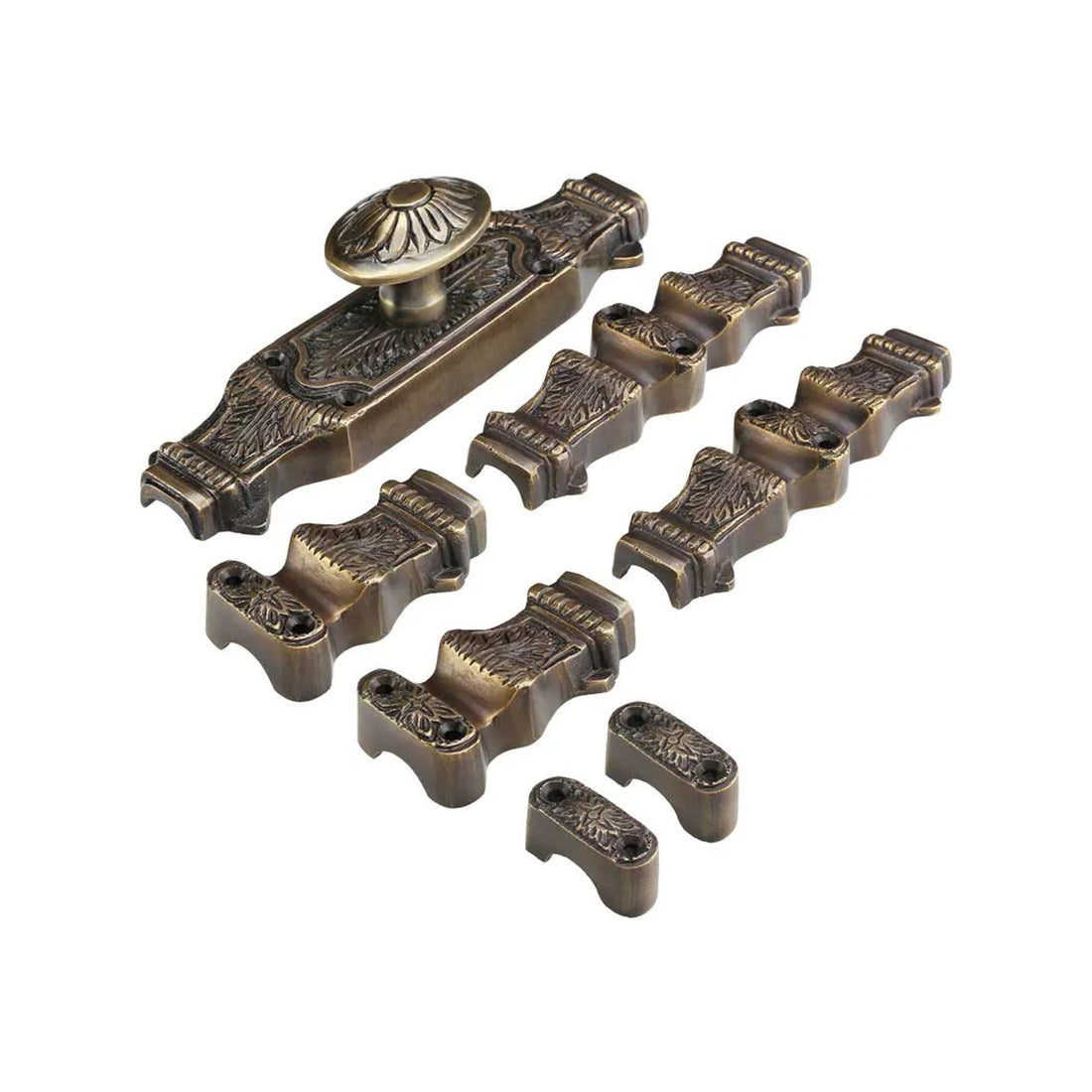 Signature Ironmongery Corinthian Door Brass Cremone Bolt 9 feet Unlacquered Antique Brass For Doors Upto 9 feet Doors