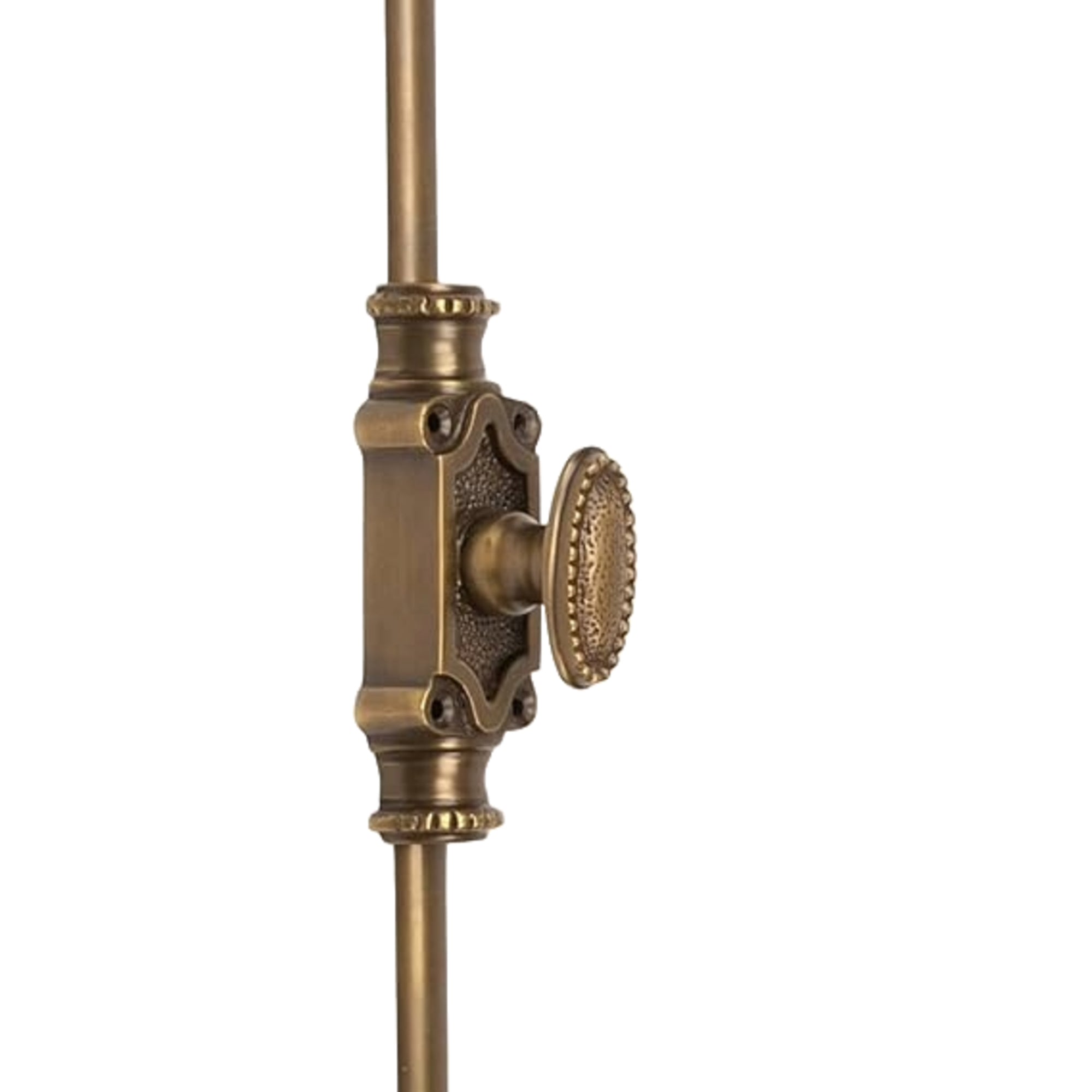 Signature Ironmongery Beaded Cabinet Brass Cremone Bolt Hardware 2 feet Antique Brass Unlacquered Upto 2 feet