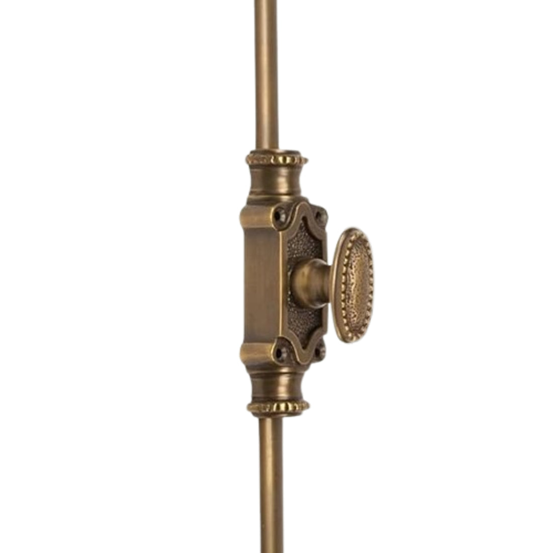 Signature Ironmongery Beaded Cabinet Brass Cremone Bolt Hardware 2 feet Antique Brass Unlacquered Upto 2 feet