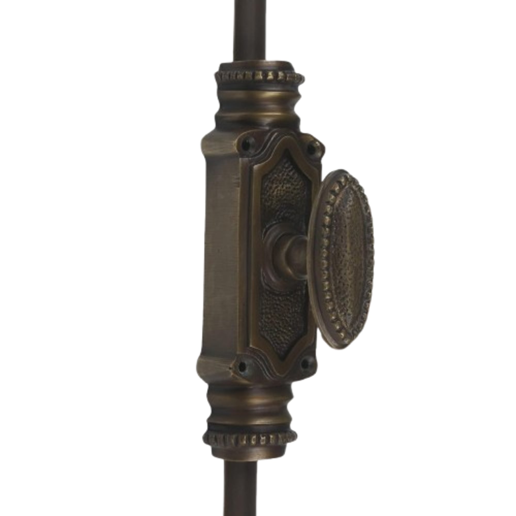 Signature Ironmongery Beaded Door Brass Cremone Bolt Unlacquered Antique Brass Upto 9 feet Doors