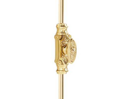 Signature Ironmongery Dalston Cabinet Brass Cremone Bolt Hardware 2 feet Polished Brass Lacquered Up to 2 feet Cabinets