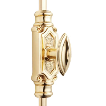 Signature Ironmongery Barcheski Door Brass Cremone Bolt Polished Brass Lacquered Upto 9 feet Doors