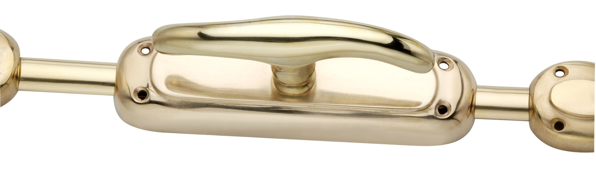 Signature Ironmongery Elegant Door Brass Cremone Bolt Unlacquered Brass Polished up to 9 Feet Doors - Signature Ironmongery