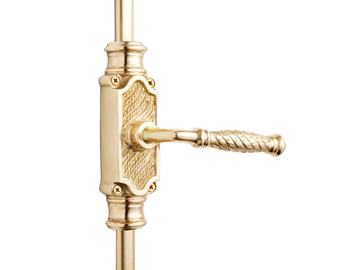 Signature Ironmongery Havering Door Brass Cremone Bolt Unlacquered Brass Polished up to 9 Feet Doors - Signature Ironmongery