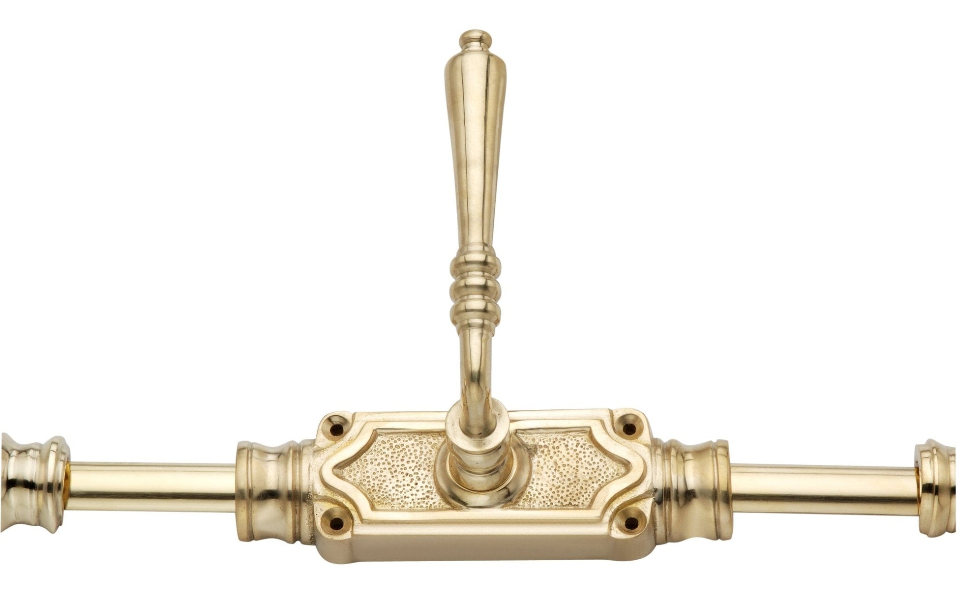 Signature Ironmongery Lever Handle Door Brass Cremone Bolt Polished Brass Lacquered Upto 9 feet Doors - Signature Ironmongery