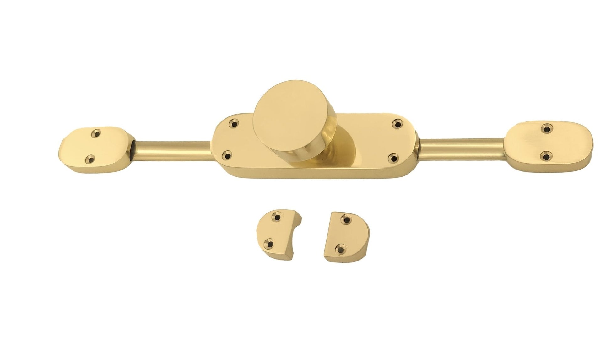 Signature Ironmongery Sun Grove Door Brass Cremone Bolt 9 feet Polished Brass Lacquered Upto 9 feet Door - Signature Ironmongery