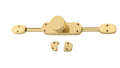 Signature Ironmongery Sun Grove Door Brass Cremone Bolt 9 feet Unlacquered Brass Polished Upto 9 feet Door - Signature Ironmongery