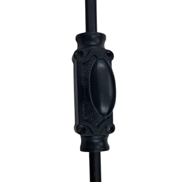 Signature Ironmongery Stepney Window Iron Cremone Bolt Hardware 6 feet Black Powder Coated Upto 6 feet